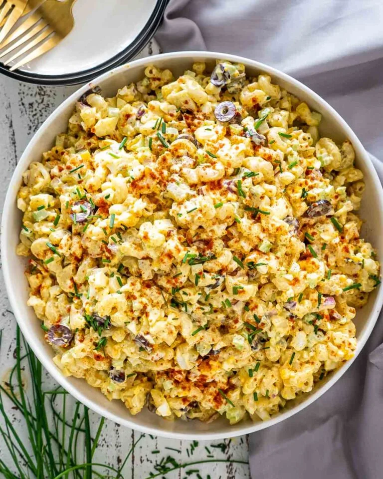 Deviled Egg Macaroni Salad Recipe